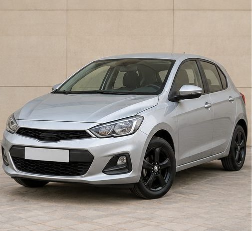 Hatch urbano 1.0 — Dianteira em três quartos