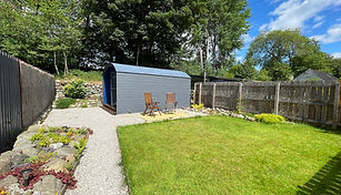 Hideaway Pod with its private Garden