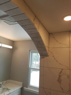 Steve's hall bath after renovation - Hatboro PA