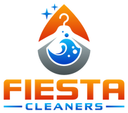 logotipo de limpiadores fiesta