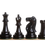 Miniatura: Ajedrez de Madera de Ébano Staunton Leesing 3.9"