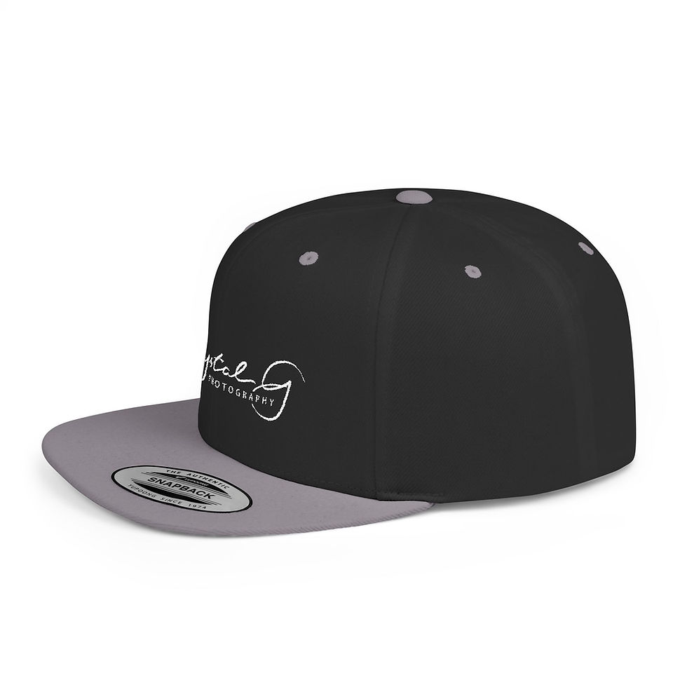Miniatura: Gorra Snapback de visera plana con estilo - Diseño de CrystalBay Photography