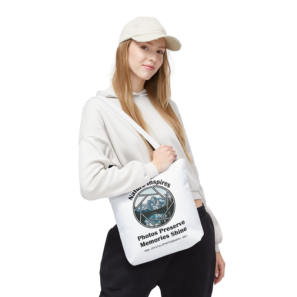 Miniatura: Bolso de lona con diseño inspirado en la naturaleza.