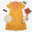 Miniatura: Vestido manga corta Ruffled Hem