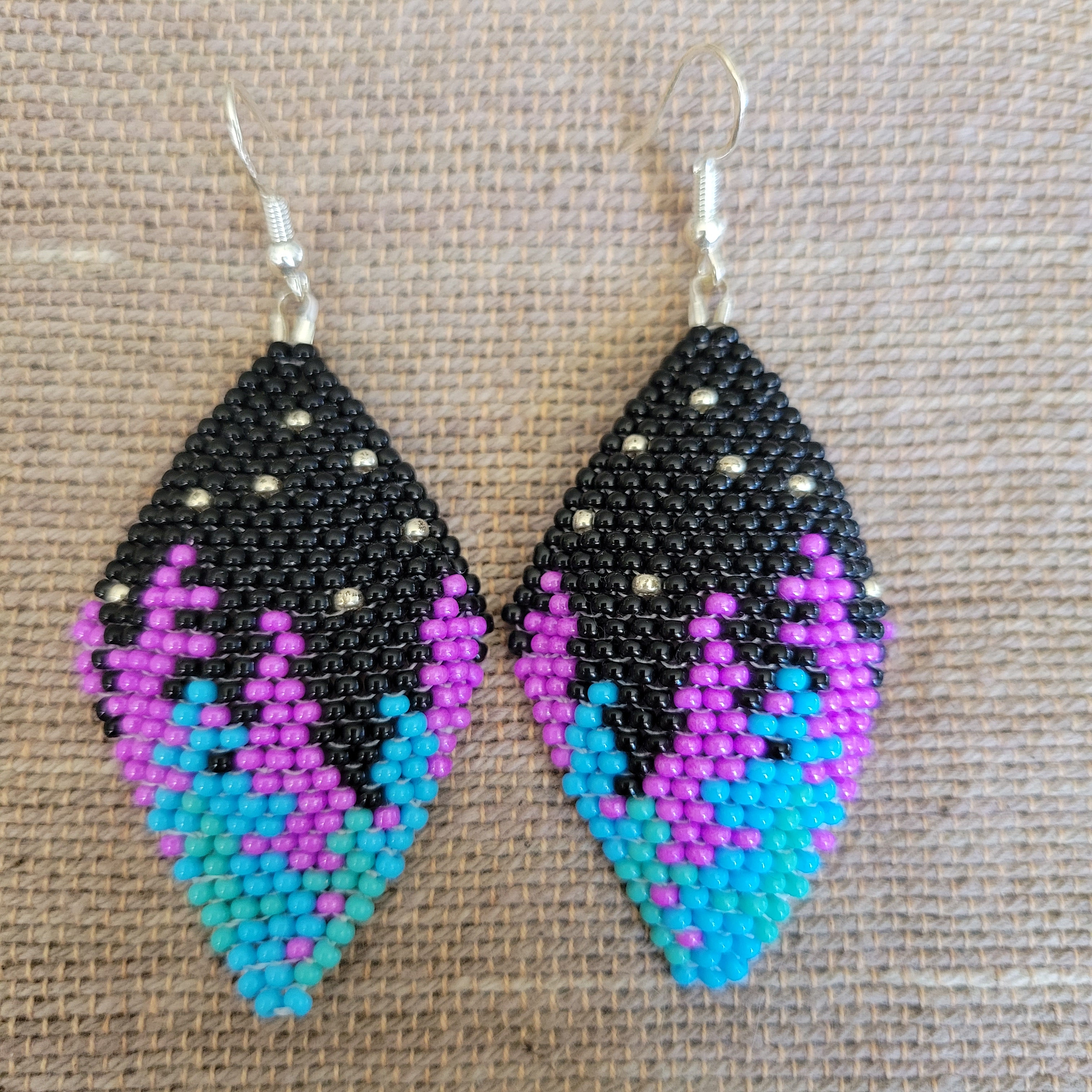 Forest Beaded Earrings