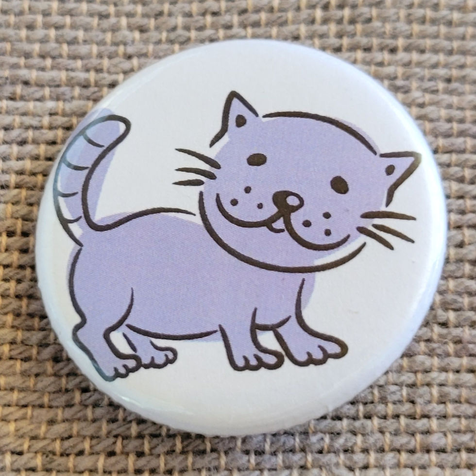 Thumbnail: Button Animal Plain on White