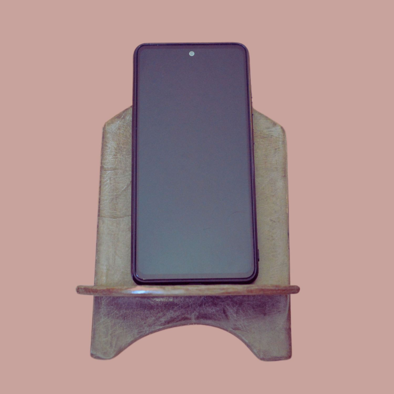 Phone/Tablet Stand Leather Taupe or Yellow
