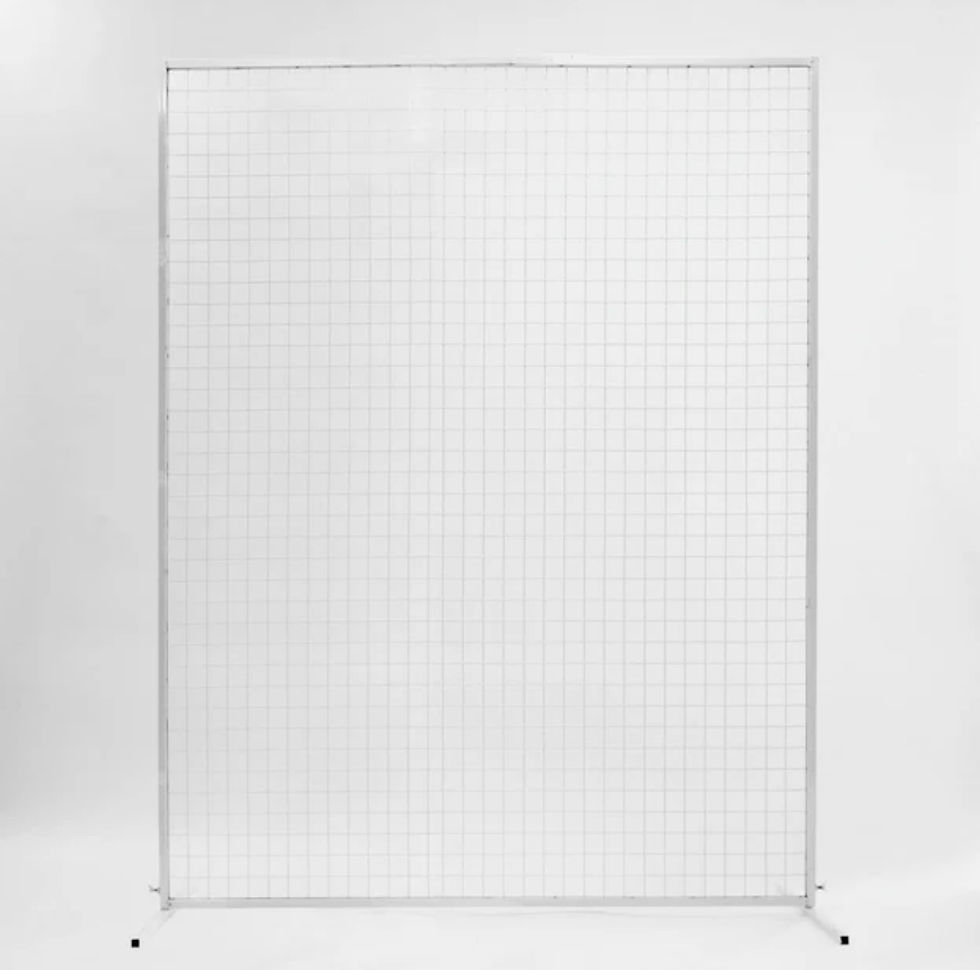 Thumbnail: White Rectangular Frame Stand (Mesh Optional) 