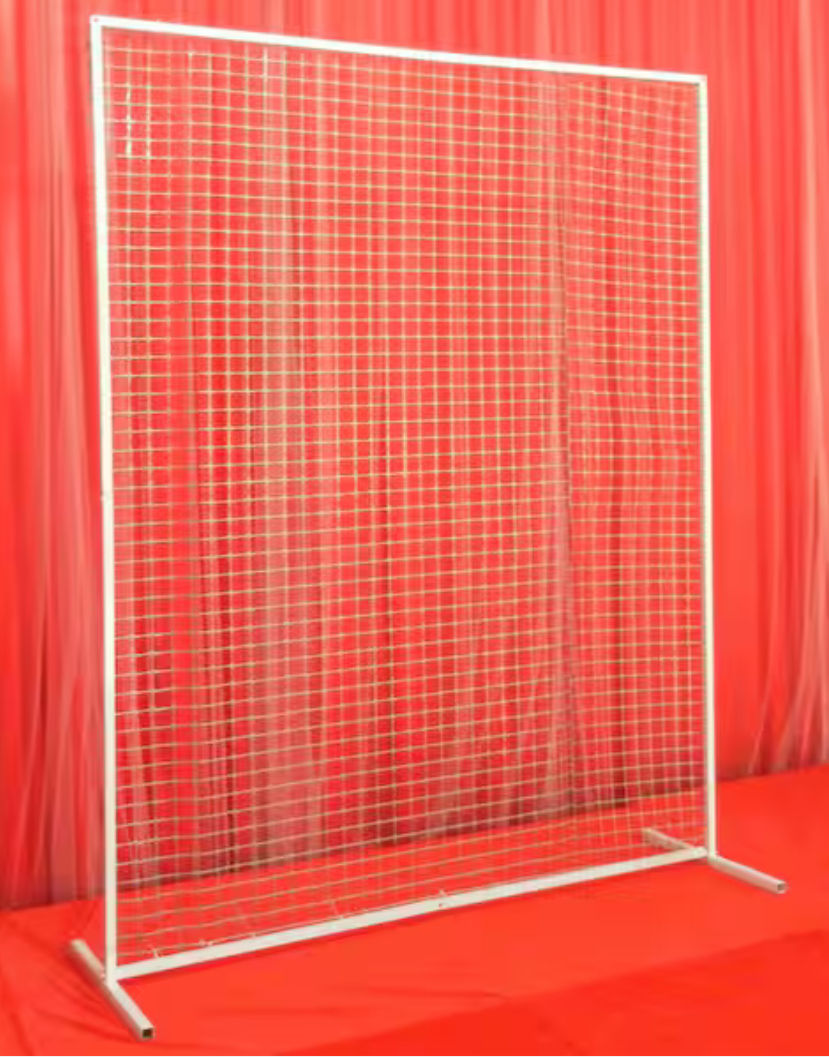 Thumbnail: White Rectangular Frame Stand (Mesh Optional) 