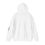 Thumbnail: White Hooded Sweatshirt - 'Think Out of the Box' Design for Men and women