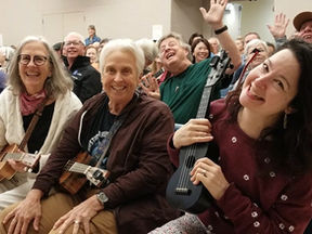 Magic happens in this room - Bob Guz, Austin Ukulele Society