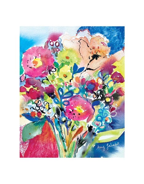 Summer Bunch 8x10 on 11x14