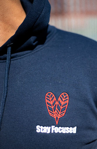 Thumbnail: Navy Blue Focused Hoodie 
