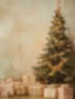 christmas-tree-painting-glowing-lights-gifts-realistic-oil-decorated-wrapped-underneath-cr