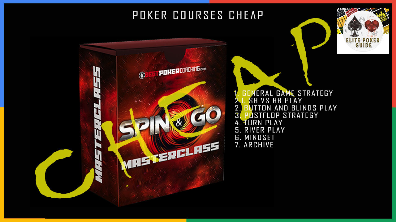 BEST POKER COACHING SPIN & GO MASTERCLASS — Cheap Poker Courses