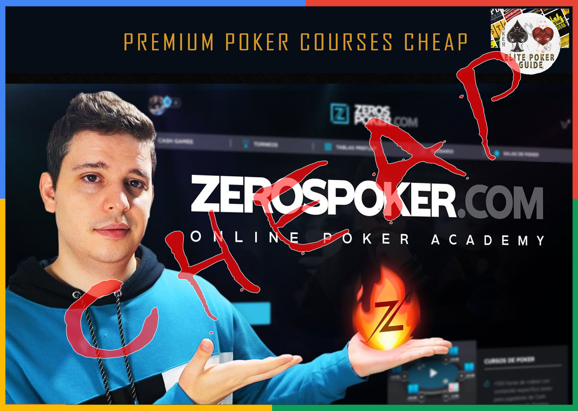 ZEROS DE CURSOS DE PÓQUER DE ESPAÑOL BARATOS