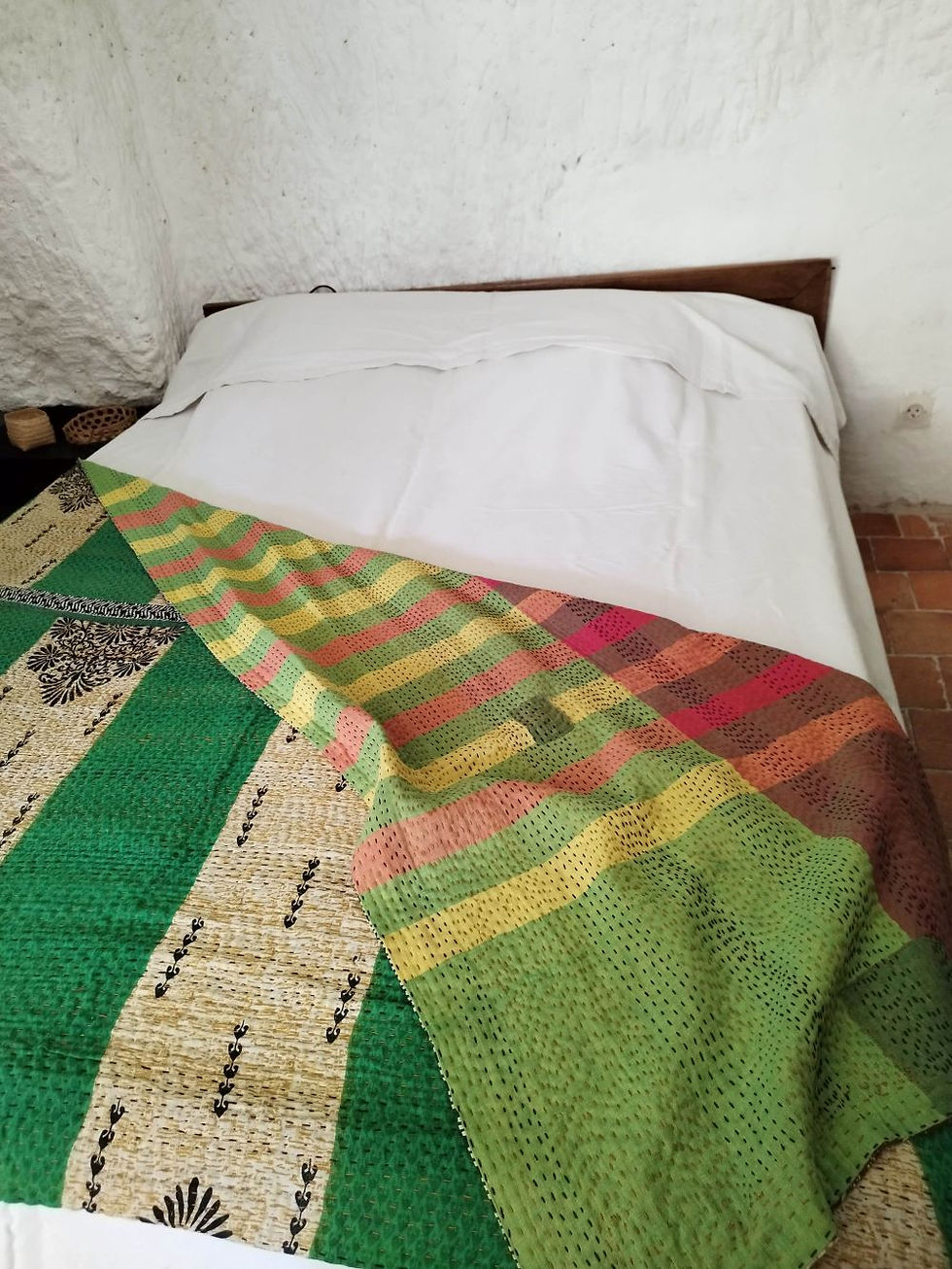 Miniature : plaid large kantha