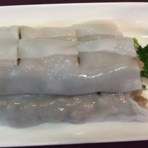 24.刮刮碎肉腸粉Flat Rice Roll with Ground Pork(L)