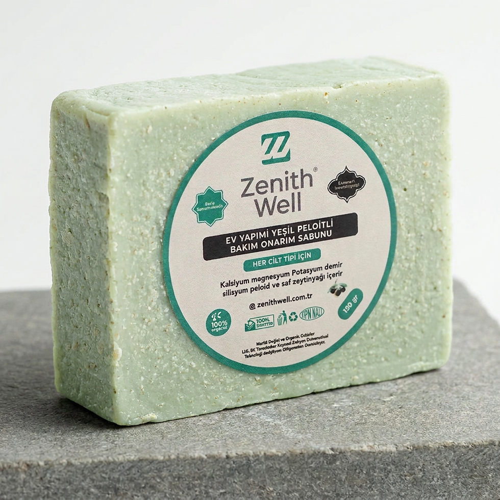Zenith Well Yeşil Peloitli Bakım Onarım Sabunu 130gr e-ticaret ürün görseli.