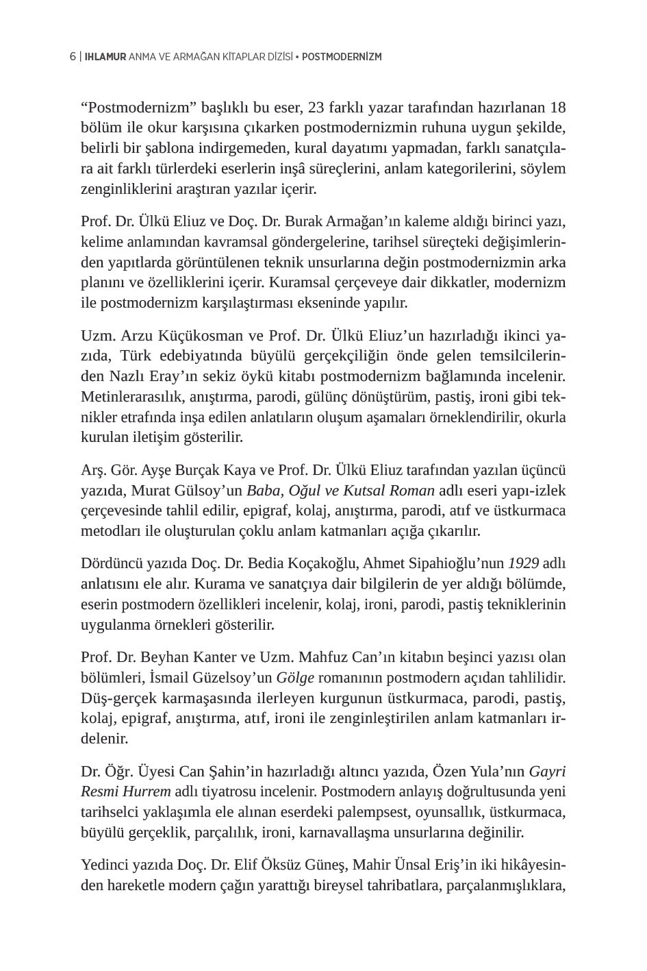 Küçük resim: Post modernizm