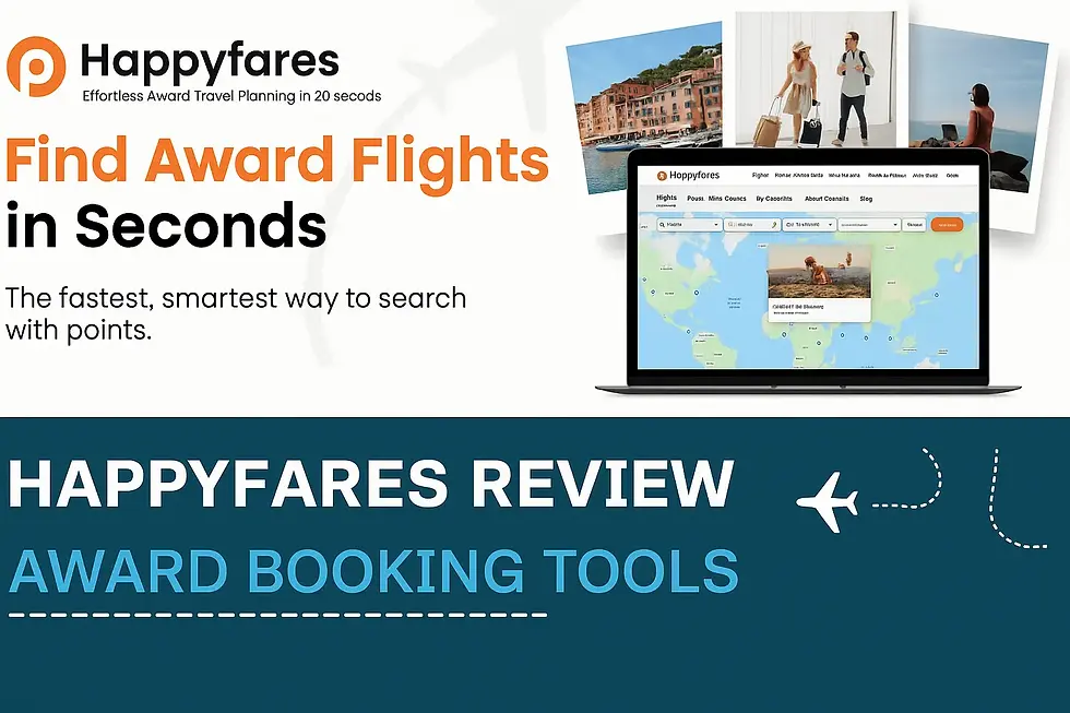 Happyfares Award Booking Tools Overview