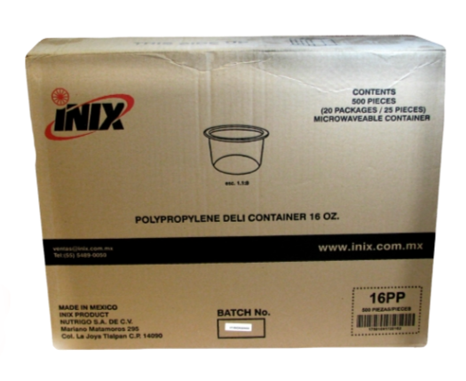 Miniatura: Contenedor Traslúcido de 16oz