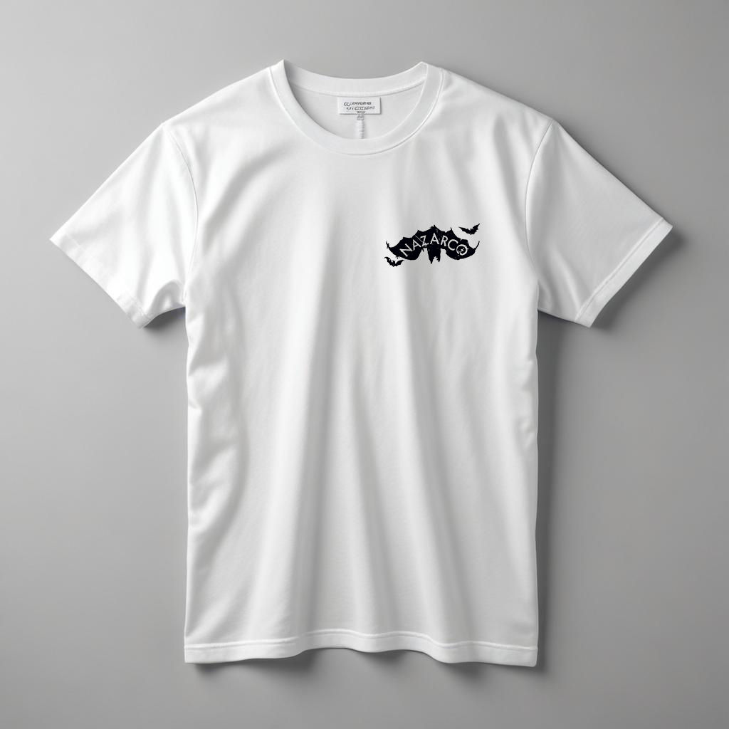 NAZARCO Black Bat Logo T Shirt