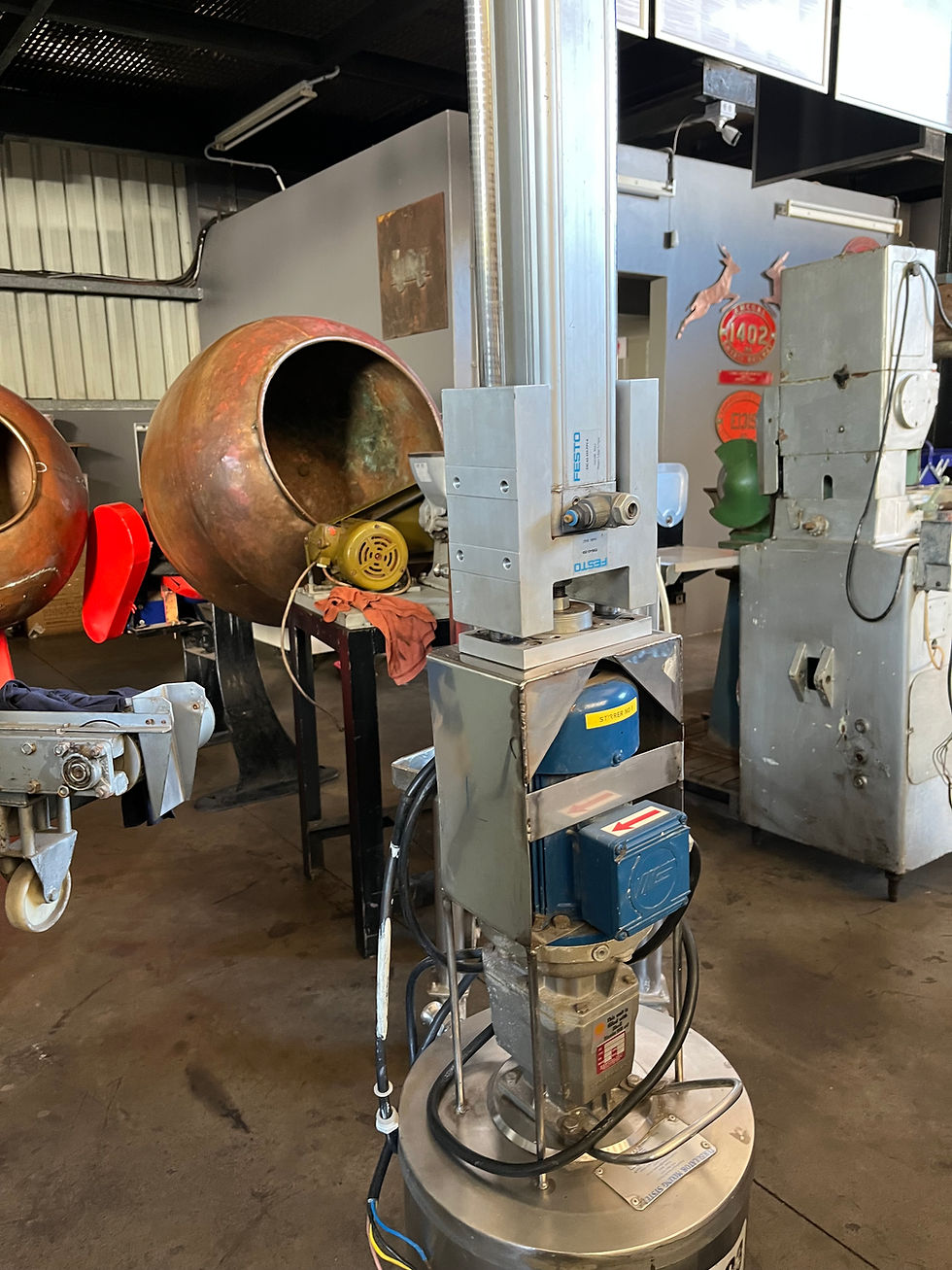 Thumbnail: 20Lt Stainless steel jacketed tank with mixer and motor