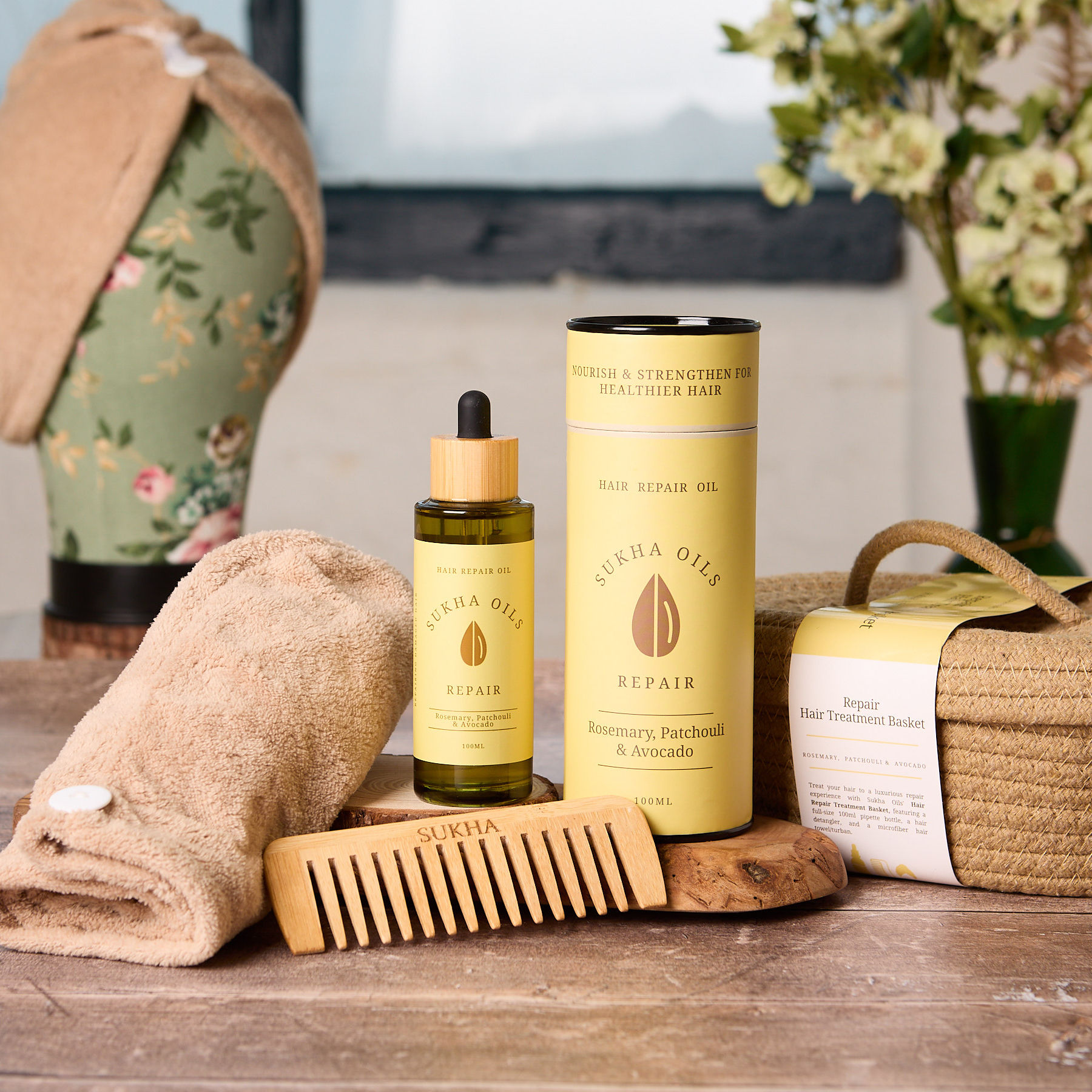 Wellness Hair Repair Basket 