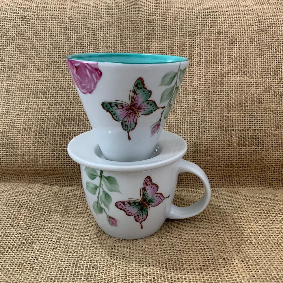 Conjunto Coador Café (sob encomenda)