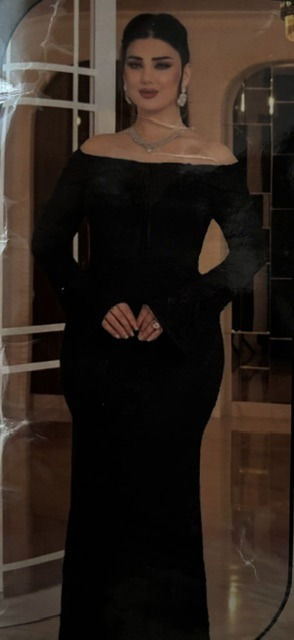 Off - Shoulder Long Dress - 2 colors 