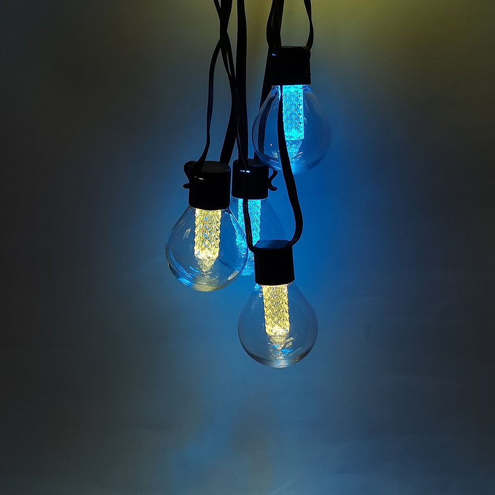 Thumbnail: Clear 25 Lamp 49.2 Foot Smart BLE LED G40 String Lights 120VAC