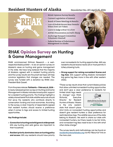 RHAK Newsletter 20