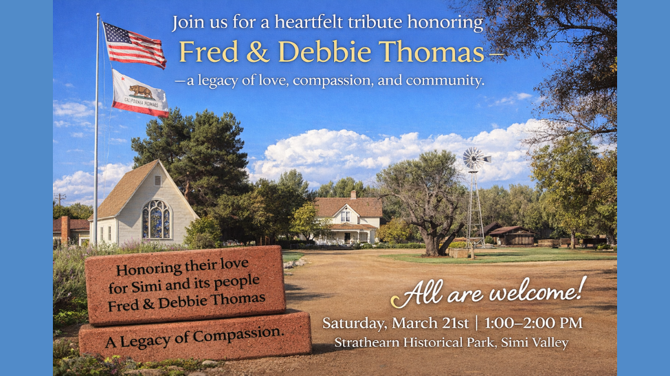 Honoring Fred and Debbie Thomas at Strathearn Park