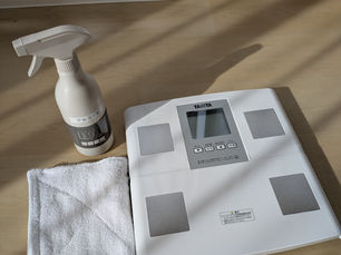 毎月の体重測定で健康チェック&ひと安心👟