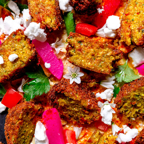 homemade falafel