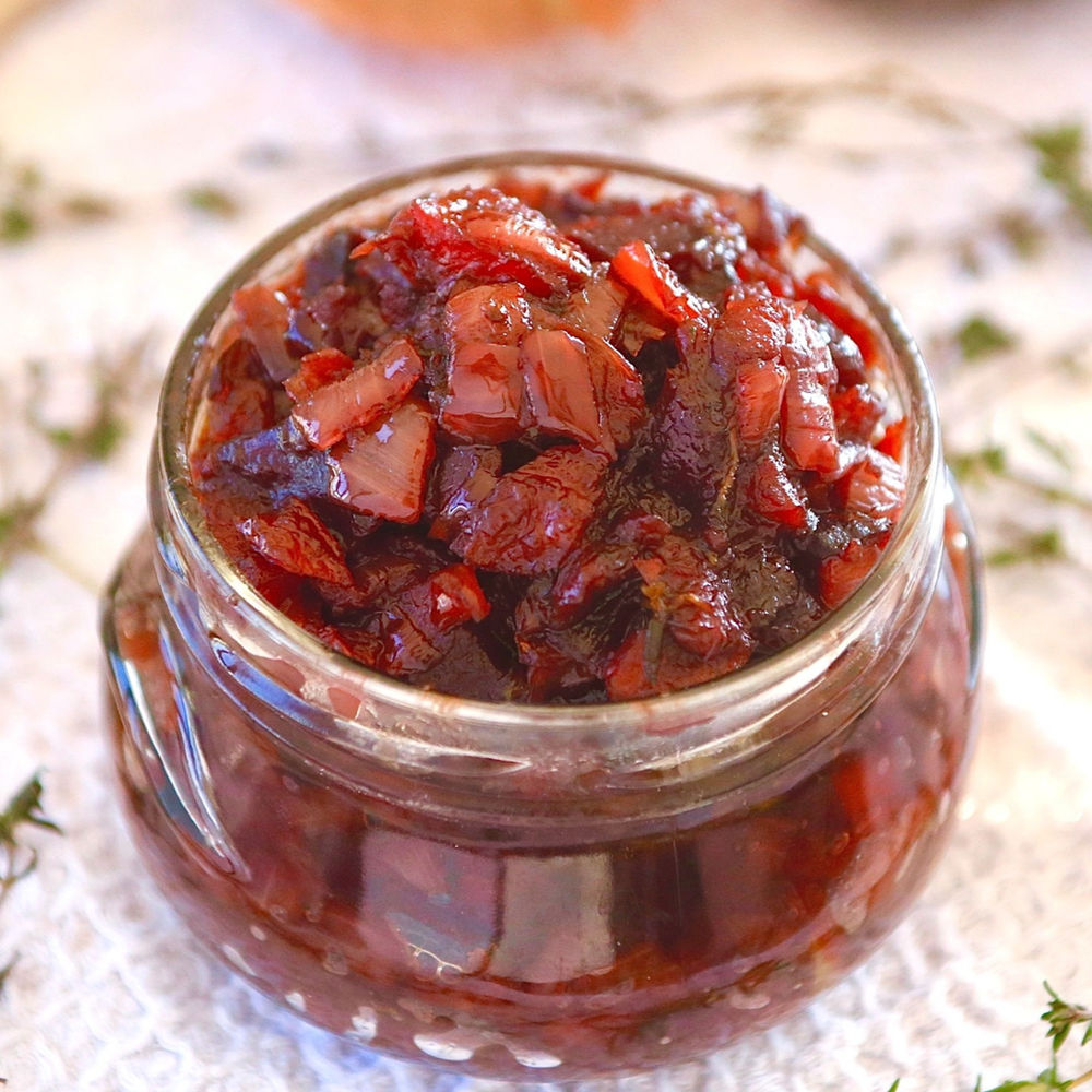 beetroot and onion chutney