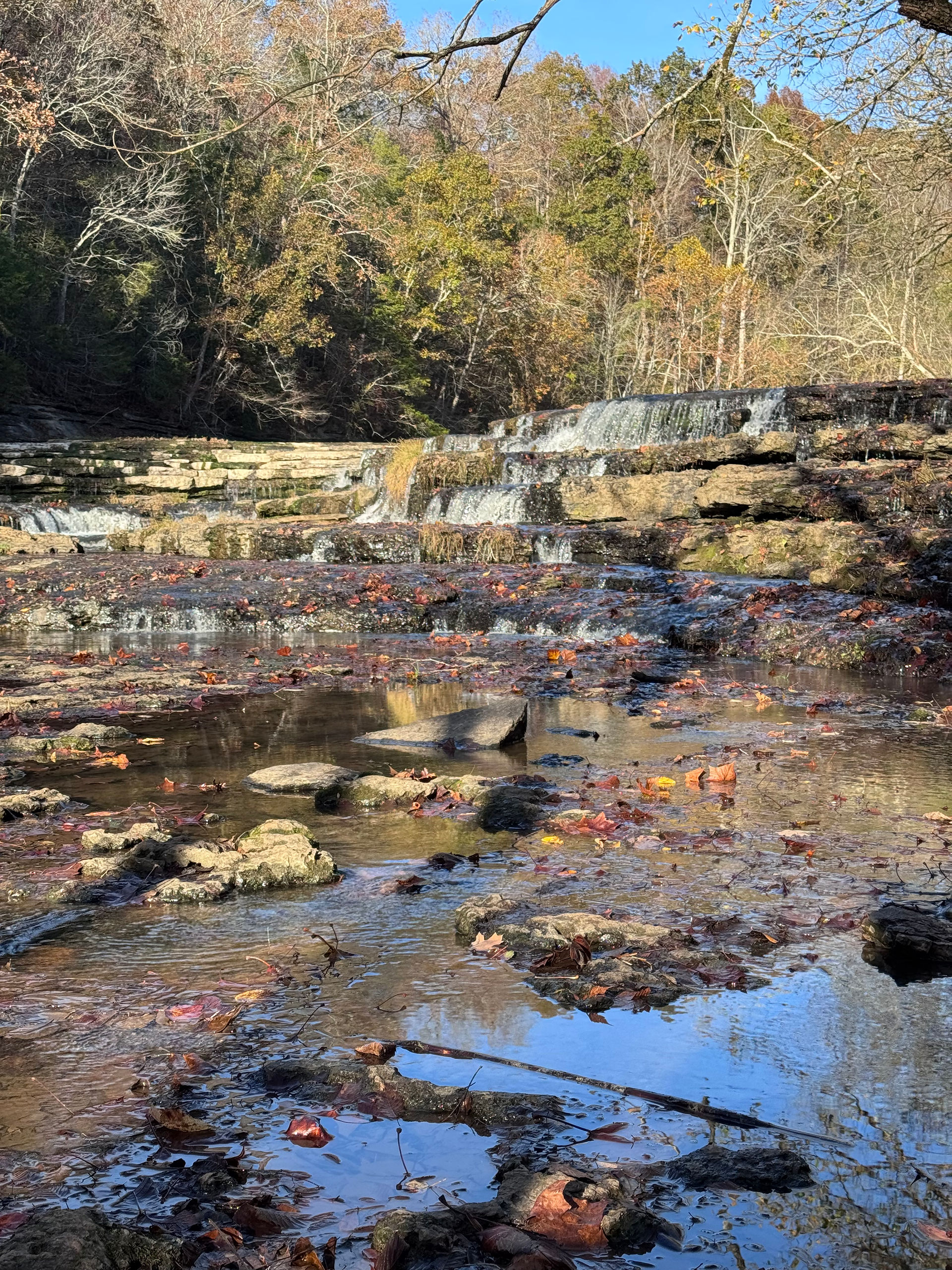 View of a river along a hiking trail