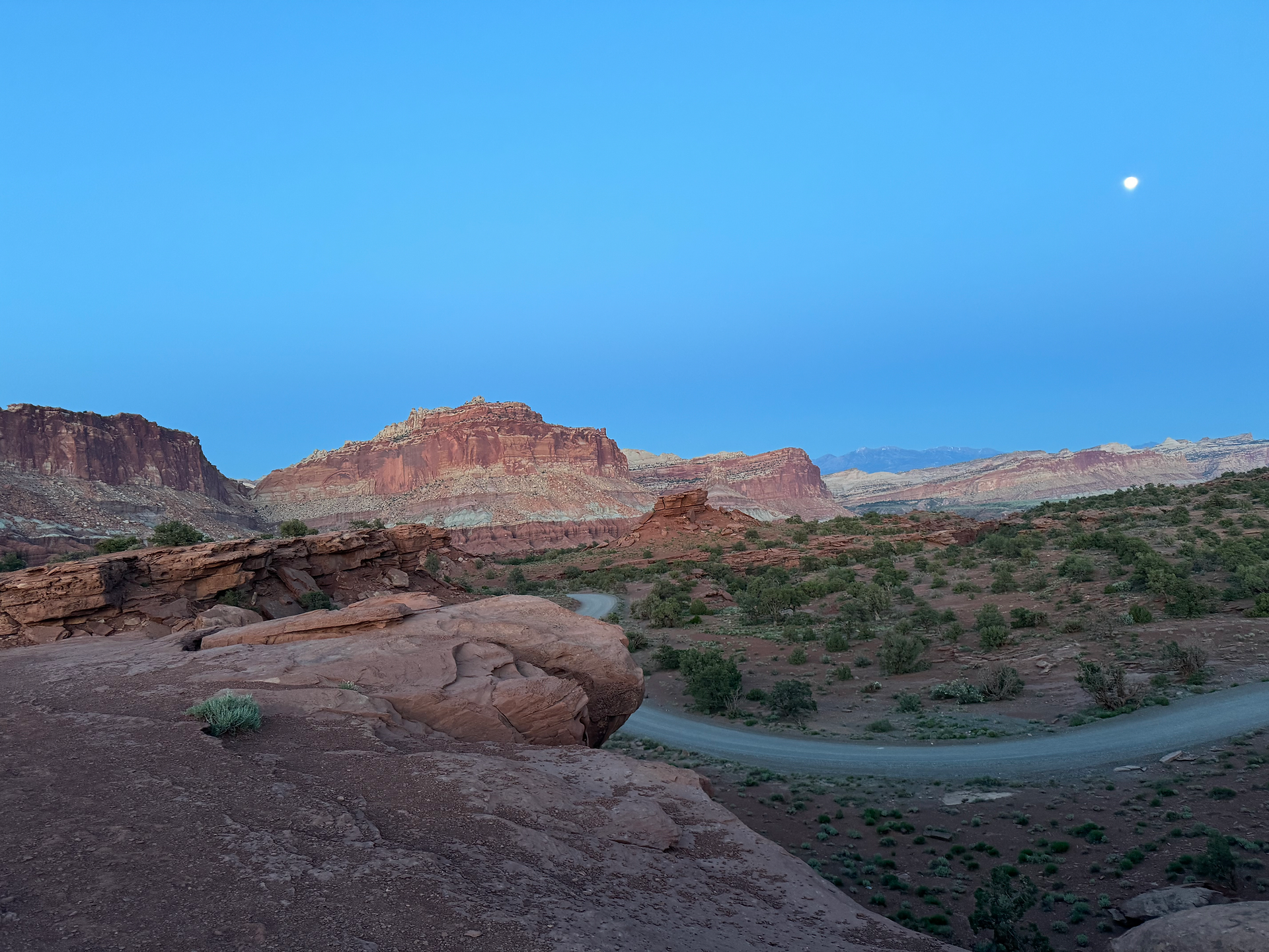 View from Panorama Point in Capitol Reef National Park