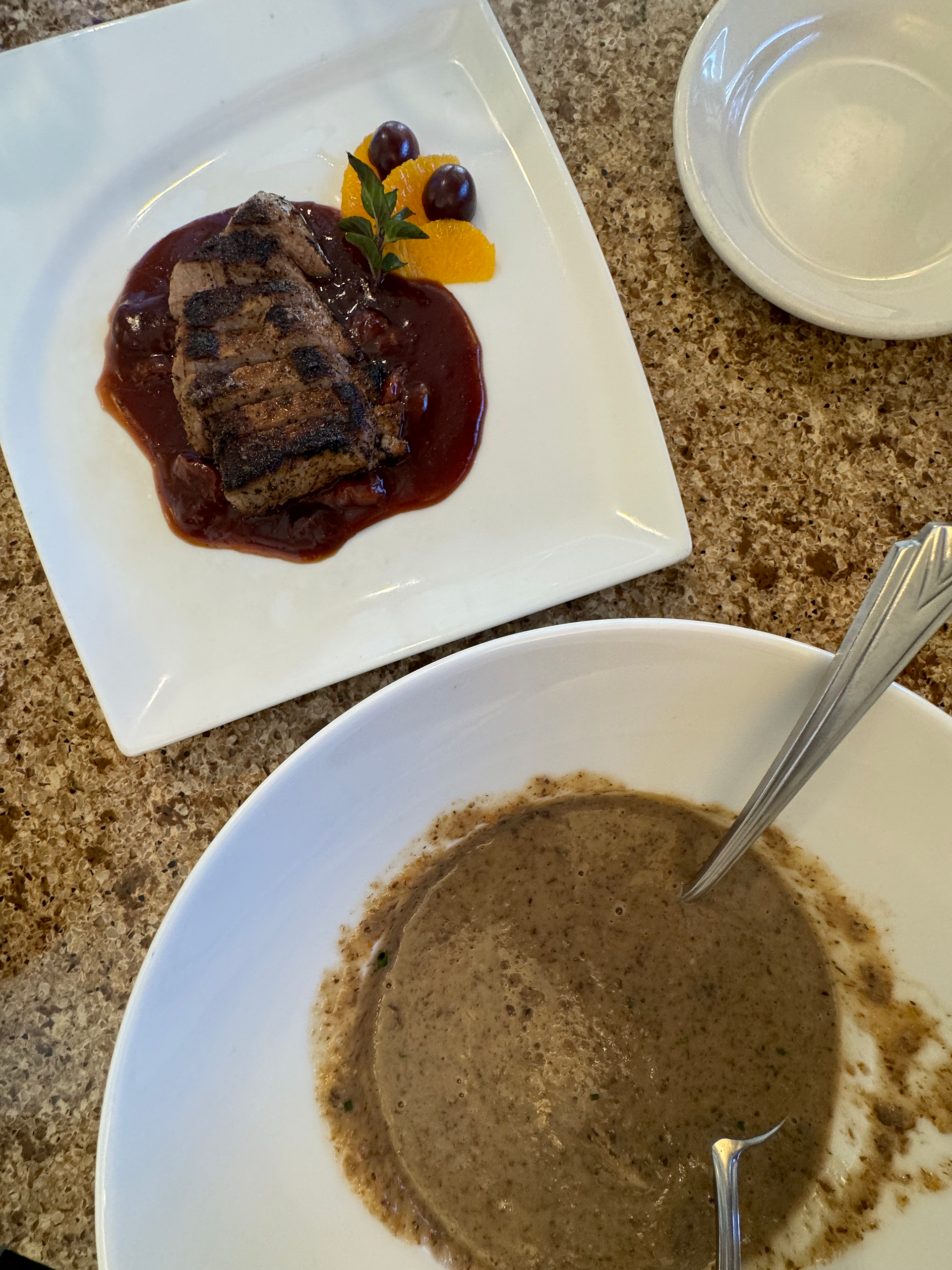 Food from Hunt & Gather restaurant in Torrey, Utah