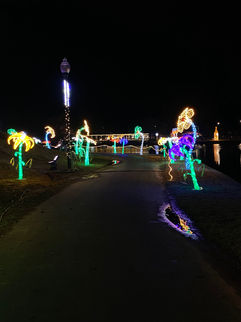 Christmas lights at Light Garden in Olive Branch, MS