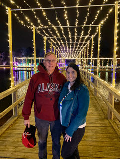 Christmas lights at Light Garden in Olive Branch, MS