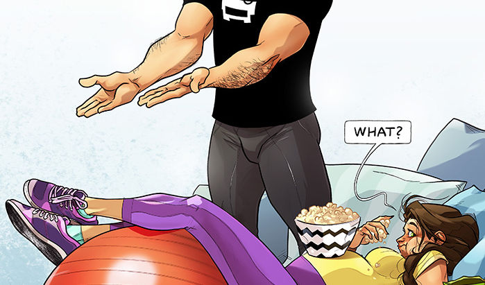 I bought her a Physio Ball