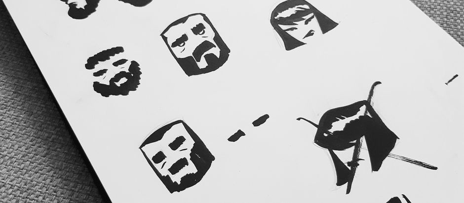 First Logo sketches. 2015.