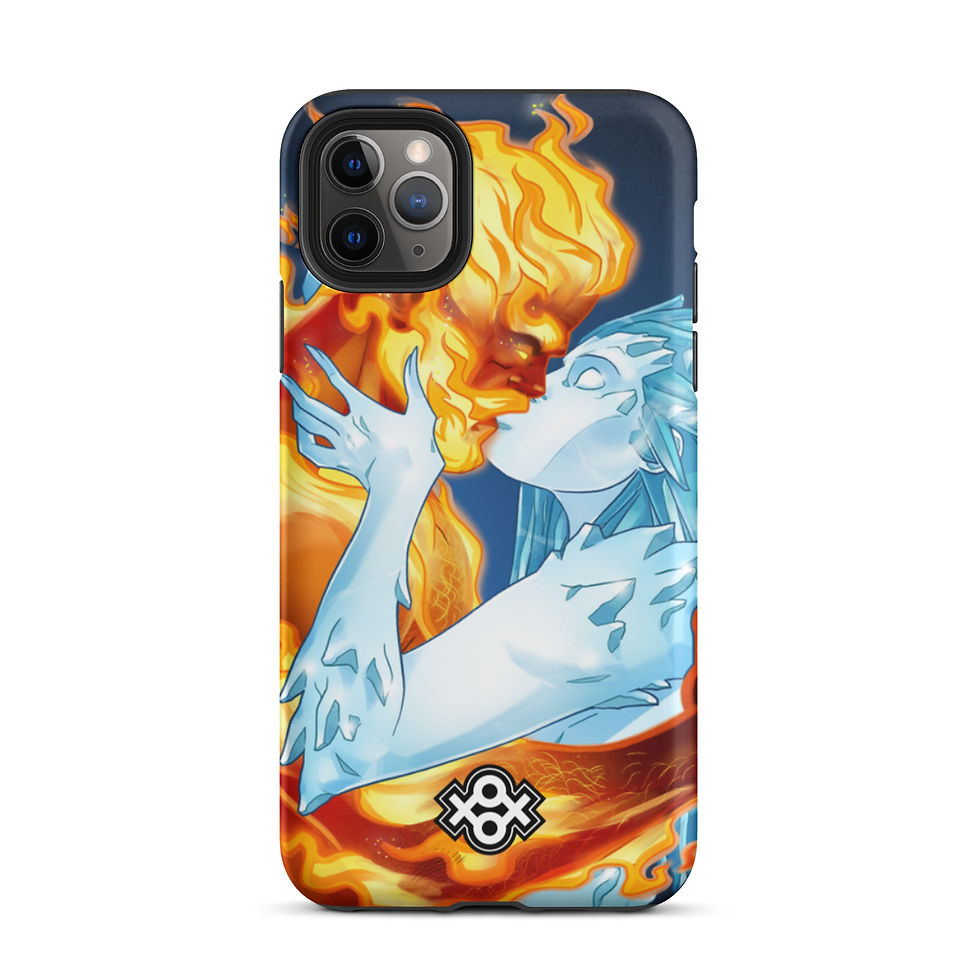 Thumbnail: XOXO - Fire & Ice | Tough iPhone case