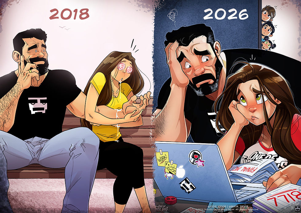 Couple struggling