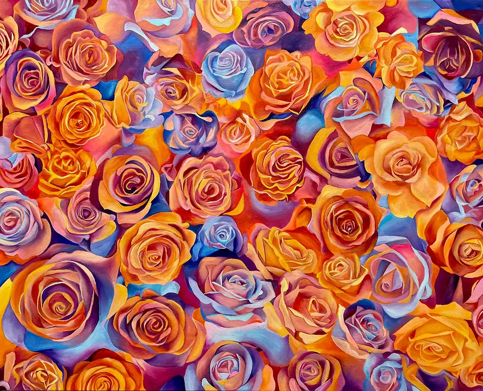 Sunset Roses