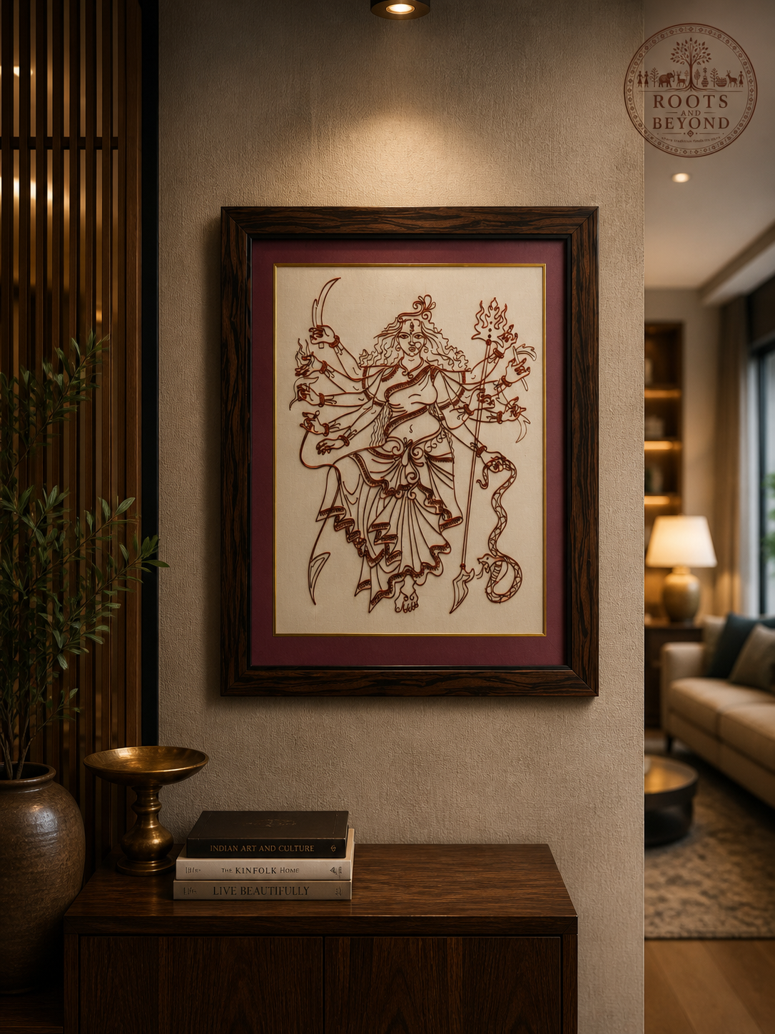 Shakti Roop Handcrafted Copper Art Frame