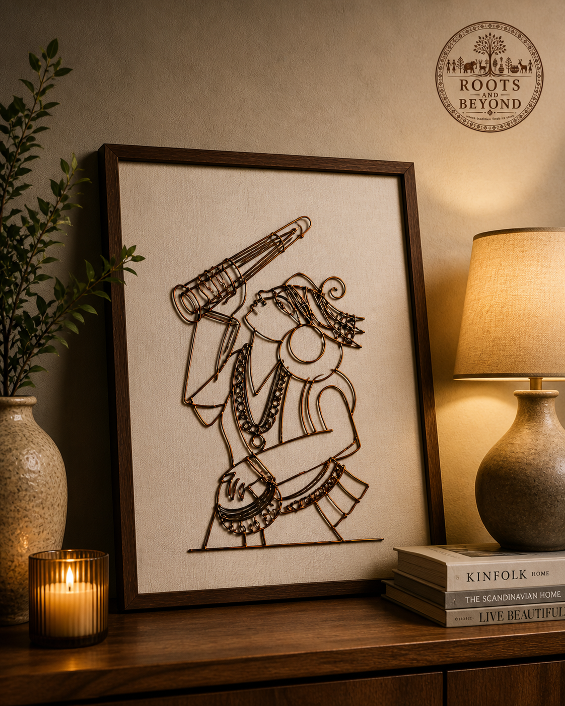 Baul Vision Handcrafted Copper Art Frame