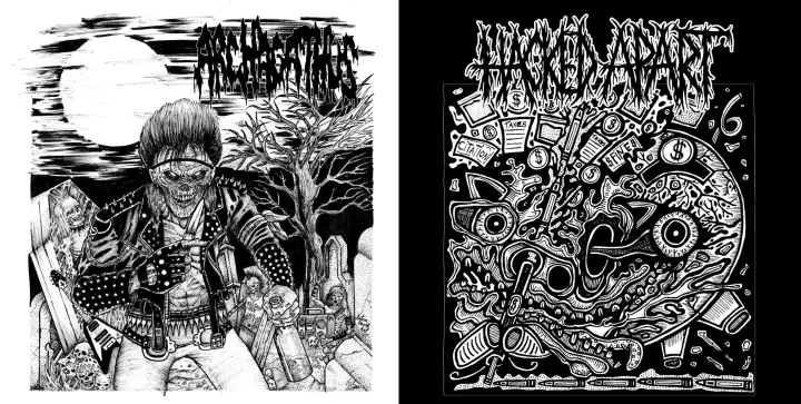 Archagathus / Hacked Apart 7”